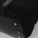 GUCCI Bamboo Hand Bag Nylon Black Auth ep7284-15