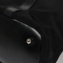 GUCCI Bamboo Hand Bag Nylon Black Auth ep7284-10