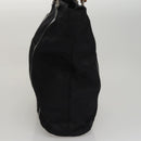 GUCCI Bamboo Hand Bag Nylon Black Auth ep7284-3