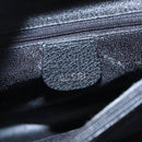 GUCCI Bamboo Hand Bag Suede Leather Black Auth ep7313-17