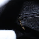 GUCCI Bamboo Hand Bag Suede Leather Black Auth ep7313-23