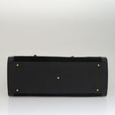 GUCCI Bamboo Hand Bag Suede Leather Black Auth ep7313-5