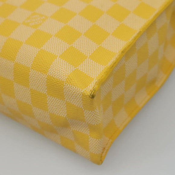 LOUIS VUITTON Damier Color Mobile Shoulder Bag 2way Yellow N41305 LV Auth ep7319