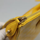 LOUIS VUITTON Damier Color Mobile Shoulder Bag 2way Yellow N41305 LV Auth ep7319-20