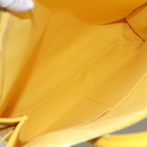 LOUIS VUITTON Damier Color Mobile Shoulder Bag 2way Yellow N41305 LV Auth ep7319