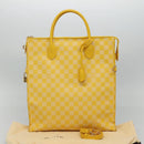 LOUIS VUITTON Damier Color Mobile Shoulder Bag 2way Yellow N41305 LV Auth ep7319-12