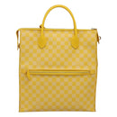 LOUIS VUITTON Damier Color Mobile Shoulder Bag 2way Yellow N41305 LV Auth ep7319-2