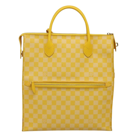LOUIS VUITTON Damier Color Mobile Shoulder Bag 2way Yellow N41305 LV Auth ep7319