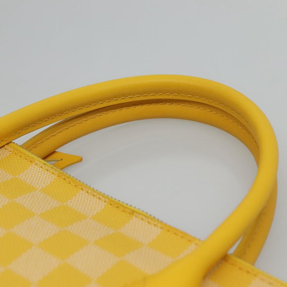 LOUIS VUITTON Damier Color Mobile Shoulder Bag 2way Yellow N41305 LV Auth ep7319