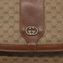 GUCCI Micro GG Canvas Shoulder Bag PVC Beige Auth ep7320-14