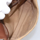 GUCCI Micro GG Canvas Shoulder Bag PVC Beige Auth ep7320-10