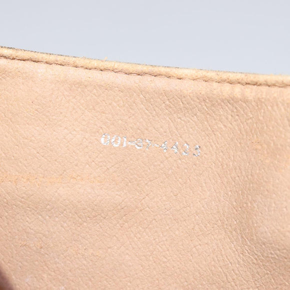 GUCCI Micro GG Canvas Shoulder Bag PVC Beige Auth ep7320