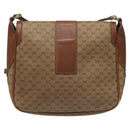 GUCCI Micro GG Canvas Shoulder Bag PVC Beige Auth ep7320-3