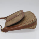 GUCCI Micro GG Canvas Shoulder Bag PVC Beige Auth ep7320-5