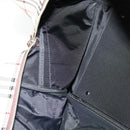 BURBERRY Nova Check Boston Bag Canvas Beige Auth ep7325-17