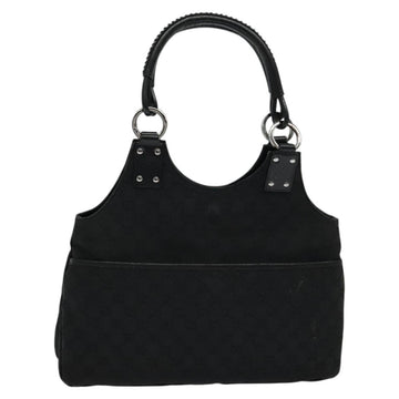 GUCCI GG Canvas Shoulder Bag Black 132260 Auth ep7331