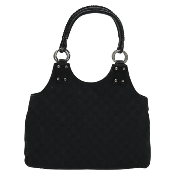 GUCCI GG Canvas Shoulder Bag Black 132260 Auth ep7331