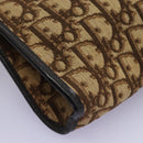 Christian Dior Trotter Canvas Shoulder Bag Brown Auth ep7344-14