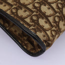 Christian Dior Trotter Canvas Shoulder Bag Brown Auth ep7344-16