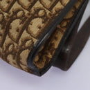 Christian Dior Trotter Canvas Shoulder Bag Brown Auth ep7344-17
