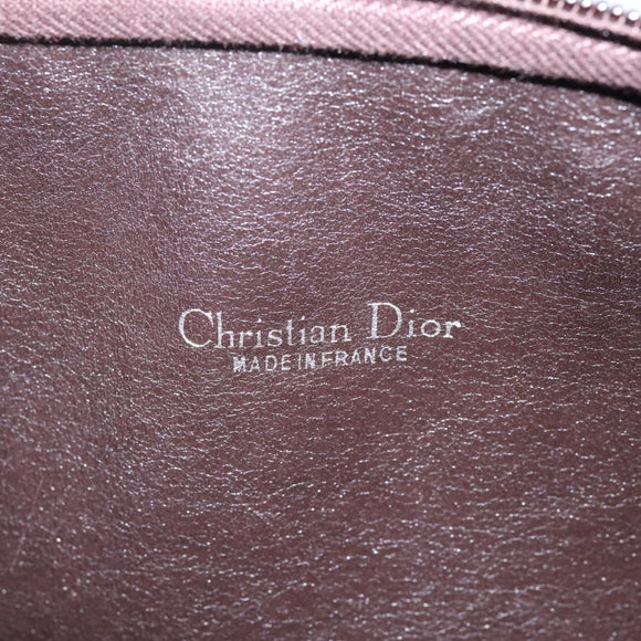 Christian Dior Trotter Canvas Shoulder Bag Brown Auth ep7344