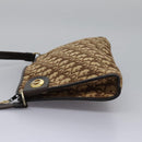 Christian Dior Trotter Canvas Shoulder Bag Brown Auth ep7344-3