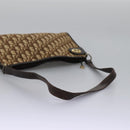 Christian Dior Trotter Canvas Shoulder Bag Brown Auth ep7344-7