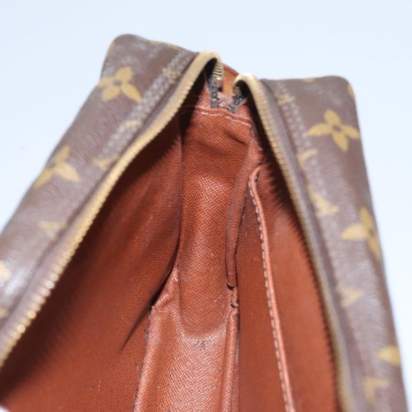 LOUIS VUITTON Monogram Compiegne 28 Clutch Bag M51845 LV Auth ep7374