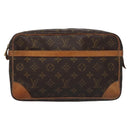 LOUIS VUITTON Monogram Compiegne 28 Clutch Bag M51845 LV Auth ep7374-13