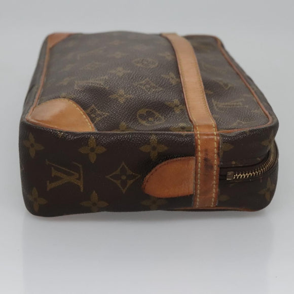 LOUIS VUITTON Monogram Compiegne 28 Clutch Bag M51845 LV Auth ep7374