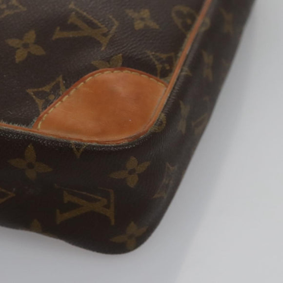 LOUIS VUITTON Monogram Compiegne 28 Clutch Bag M51845 LV Auth ep7374