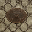 GUCCI GG Supreme Pouch PVC Leather Beige 97 19 303 Auth ep7389-17