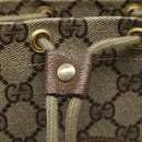 GUCCI GG Supreme Pouch PVC Leather Beige 97 19 303 Auth ep7389-8