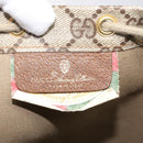 GUCCI GG Supreme Pouch PVC Leather Beige 97 19 303 Auth ep7389-10