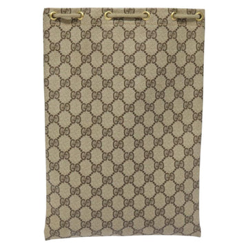 GUCCI GG Supreme Pouch PVC Leather Beige 97 19 303 Auth ep7389 - 0