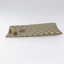 GUCCI GG Supreme Pouch PVC Leather Beige 97 19 303 Auth ep7389-4