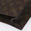 LOUIS VUITTON Monogram Sac Plat Hand Bag M51140 LV Auth ep7390-14