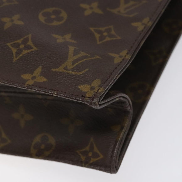LOUIS VUITTON Monogram Sac Plat Hand Bag M51140 LV Auth ep7390