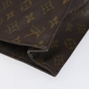 LOUIS VUITTON Monogram Sac Plat Hand Bag M51140 LV Auth ep7390-16