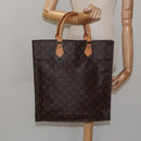 LOUIS VUITTON Monogram Sac Plat Hand Bag M51140 LV Auth ep7390-20