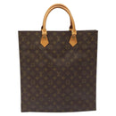 LOUIS VUITTON Monogram Sac Plat Hand Bag M51140 LV Auth ep7390-13