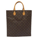 LOUIS VUITTON Monogram Sac Plat Hand Bag M51140 LV Auth ep7390-2
