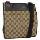 GUCCI GG Canvas Shoulder Bag Beige 27639 Auth ep7391-1