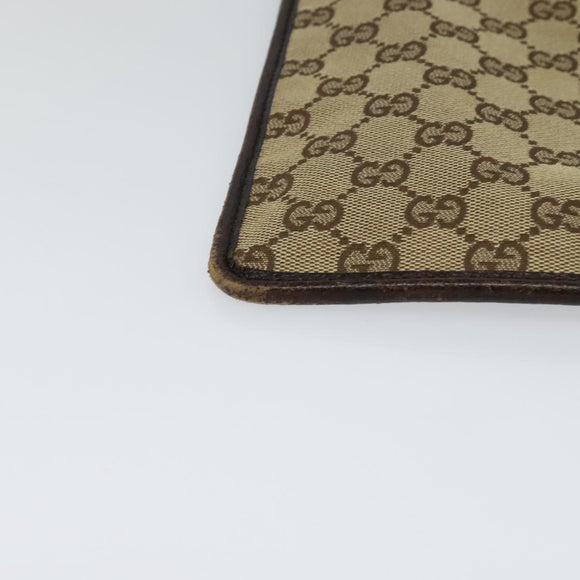 GUCCI GG Canvas Shoulder Bag Beige 27639 Auth ep7391