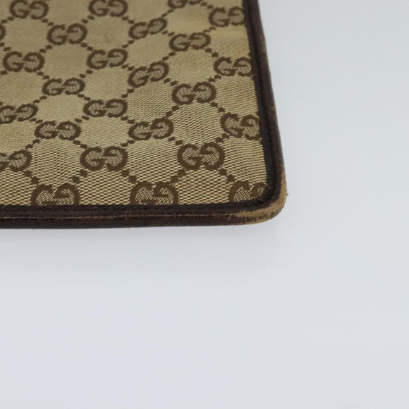 GUCCI GG Canvas Shoulder Bag Beige 27639 Auth ep7391