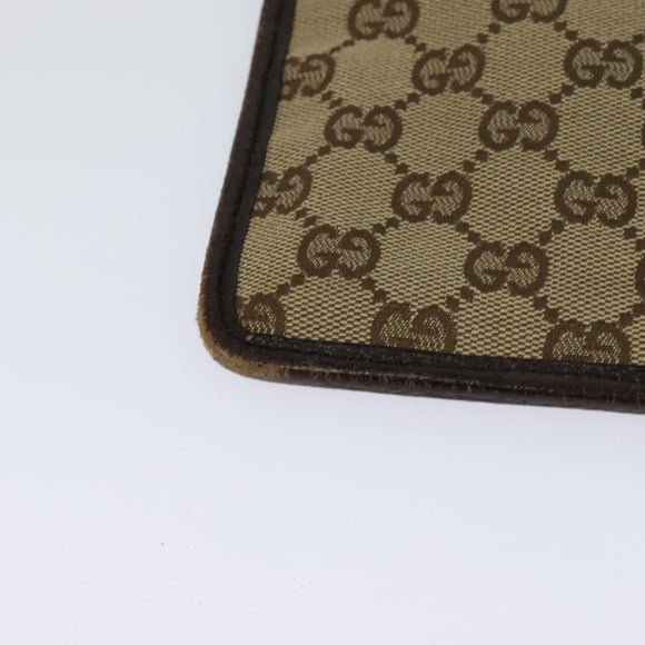 GUCCI GG Canvas Shoulder Bag Beige 27639 Auth ep7391