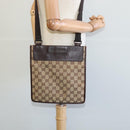 GUCCI GG Canvas Shoulder Bag Beige 27639 Auth ep7391-23