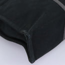 HERMES Fourre Tout MM Hand Bag Canvas Black Auth ep7392-9