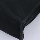 HERMES Fourre Tout MM Hand Bag Canvas Black Auth ep7392-14