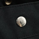 HERMES Fourre Tout MM Hand Bag Canvas Black Auth ep7392-10